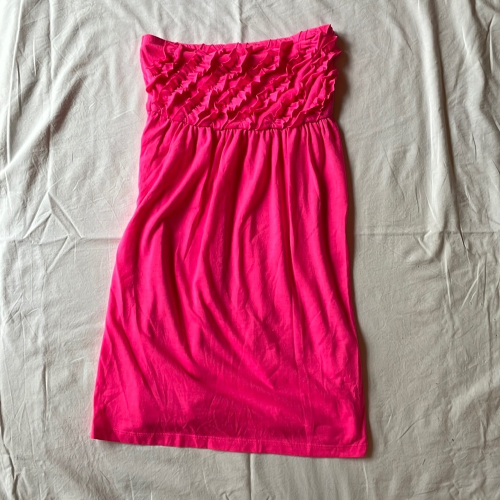 OP neon pink coverup